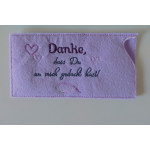 Stickdatei - ITH Schokohülle "Danke, dass Du an mich gedacht hast" christlich